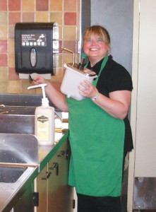 Rhonda at Starbucks